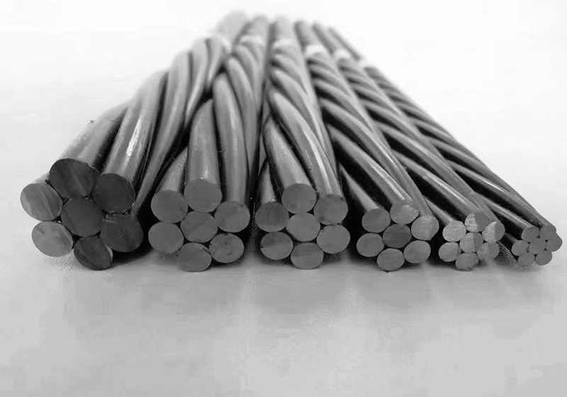 PC Strand ASTM A416 Steel Wire 15.2mm Construction Prestressing for Prestressed Structures