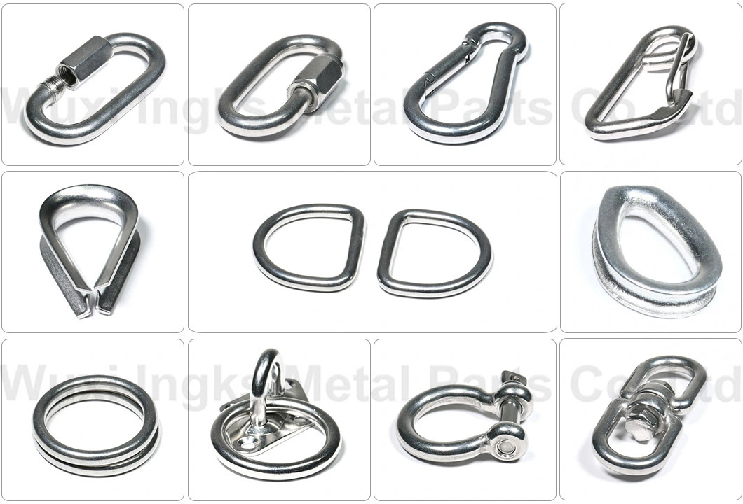 Ingks Professional Outdoor Sport Equipment Stainless Steel Wire Rope Round Thimble
