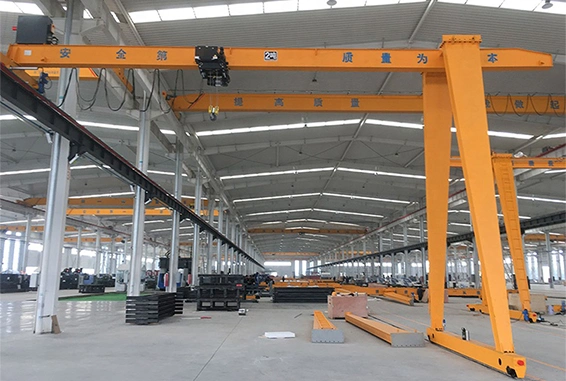 Bmh Electric Hoist Semi Gantry Crane A5 Outdoor Steel Yards