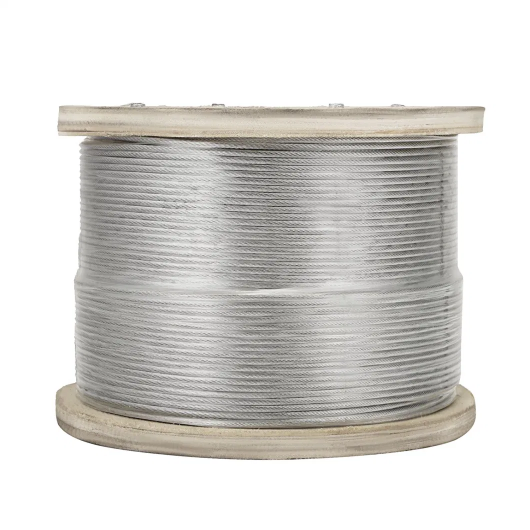 Stainless Steel Wire Rope 19X7-4, 6, 8, 10mm