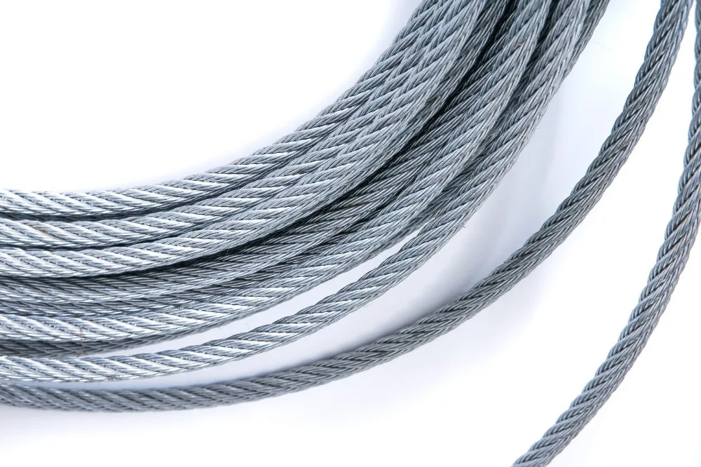 Galvanized Compacted Wire Rope 6xk7+Iws 4.8mm, Steel Wire Rope, Steel Cable