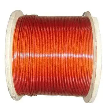 1X7, 1X19 6X7, 7X7, 7X19, Plastic Coated Stainless Steel Wire Rope