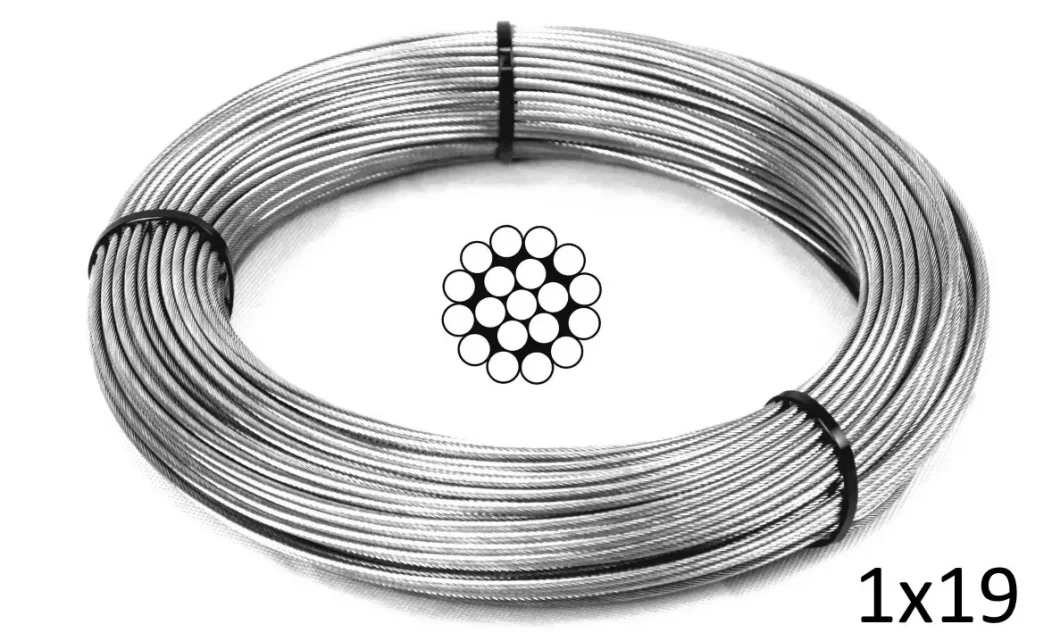 0.5mm 1X19 G316 Stainless Steel Wire Rope