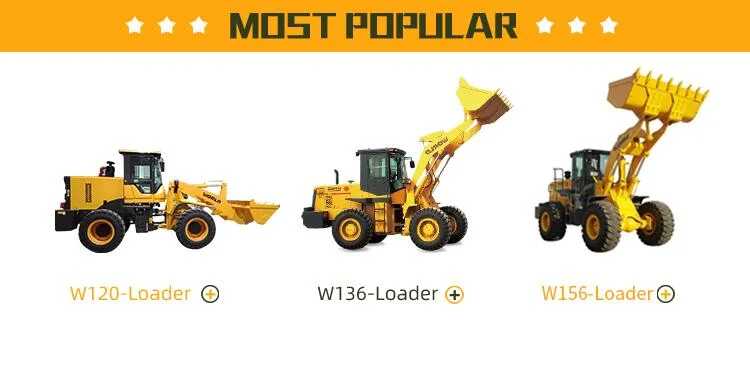 W136 3ton Loader Road Construction Loading Machine