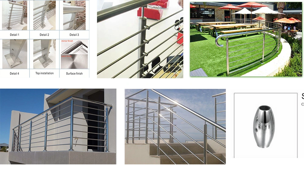 Stainless Steel Balustrade Design for Stairs Design Stair Cable Railing Post Balustrade