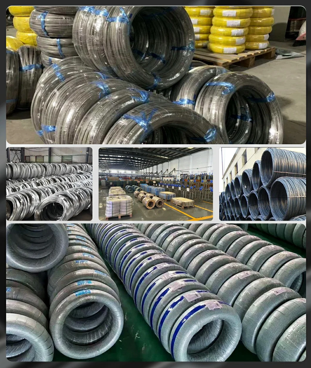 High Tensile Strength Wire 304 Wire Rope 304 7X19 Iwrc 10mm 12mm PVC Coated Stainless Steel Wire Ss 304/316/321 Stainless Steel Wire