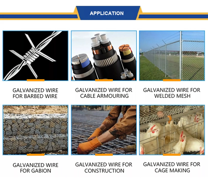 Hot DIP Galvanized Steel Wire Rope Iron Wire Gi Steel Wire Rope 6mm Galvanized Steel Wire 3.2mm Galvanized Steel Wire