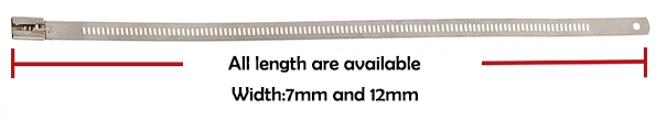 PVC Coated Stainless Steel Cable Tie Ladder Single Barb