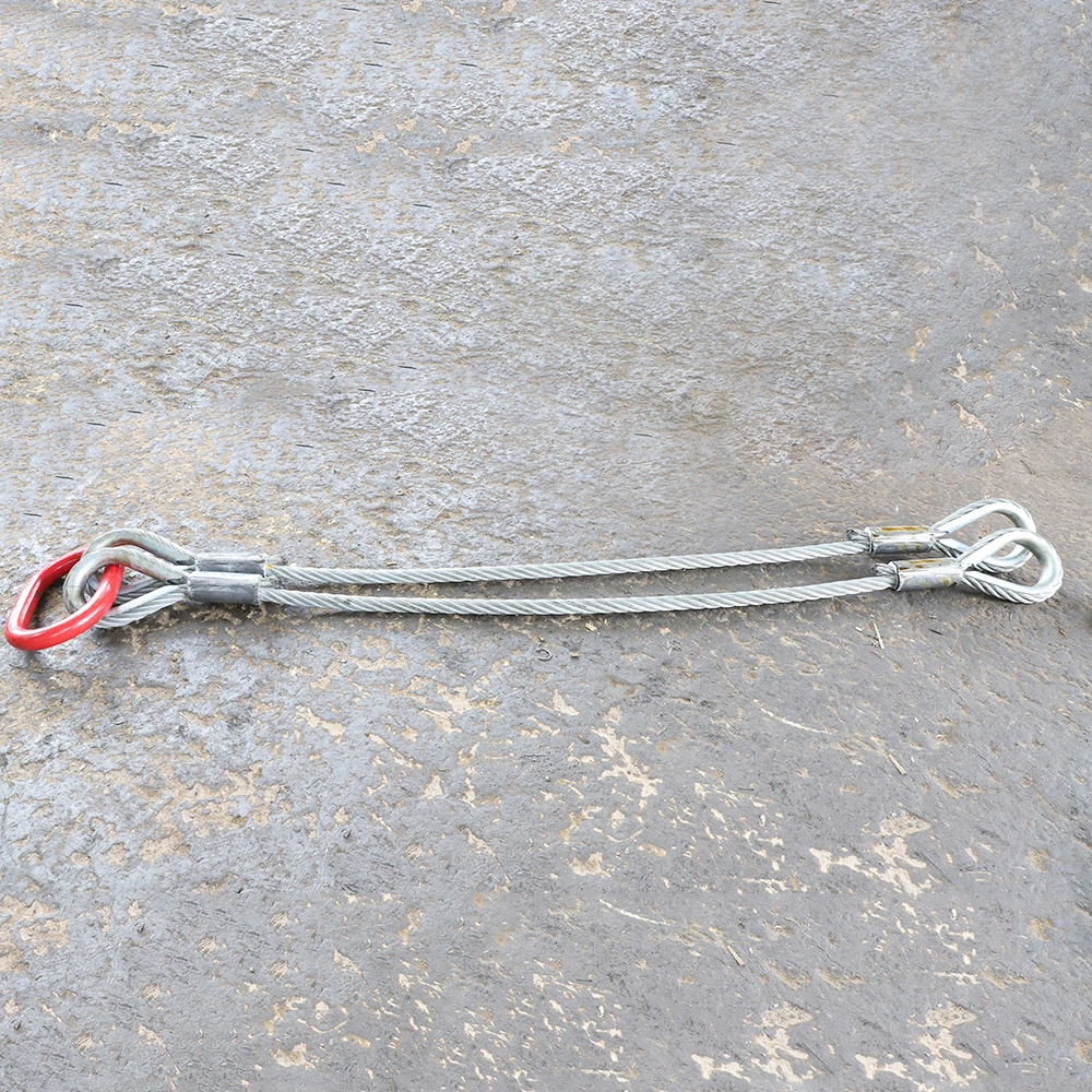 Pressed Steel Wire Rope Sling with Socket and Metal Hook