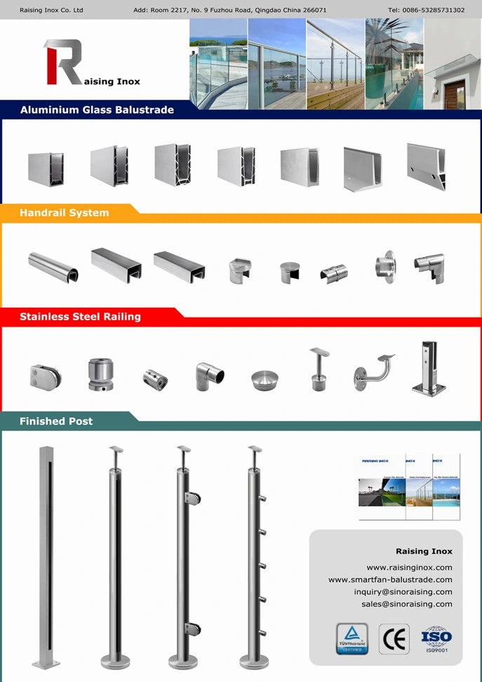 Stainless Steel Cable Railing Accessories Parts/Staircase Railing/Handrail Fitting/Balustrade