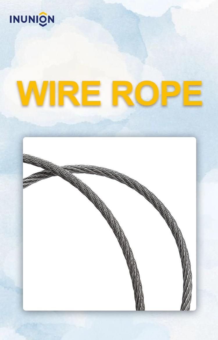 Galvanized Standard safety Stainless Steel Wire Rope Lifting Slings