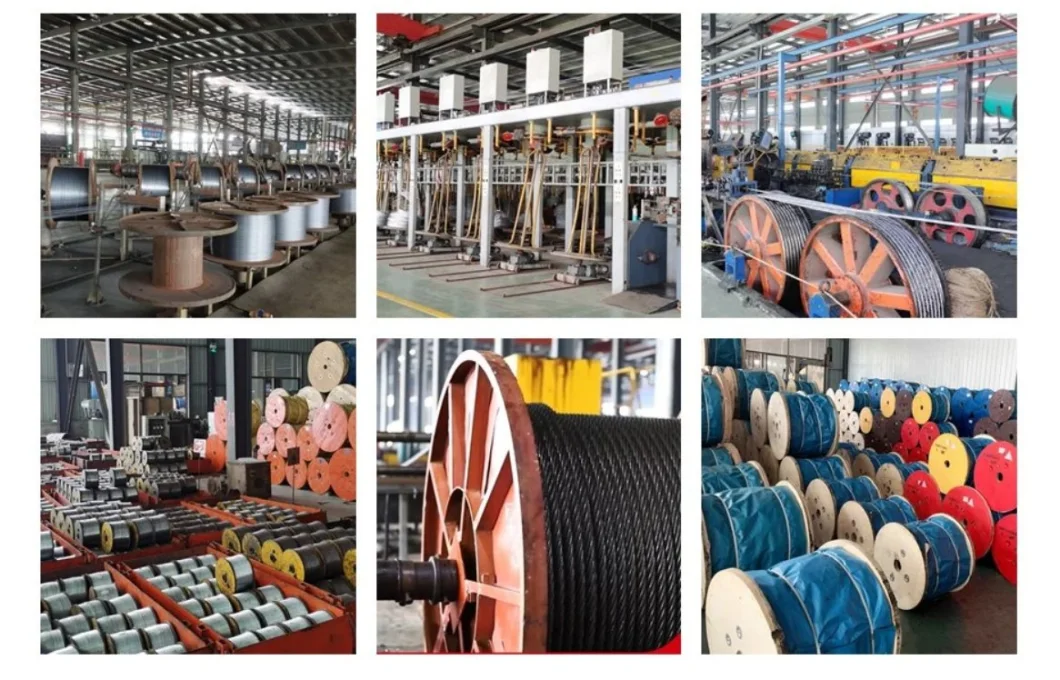 Metal Steel Cable Carbon Elevator Crane Galvanized Stainless Steel Wire Rope