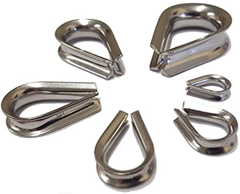 DIN6899b Wire Rope Thimble Stainless Steel Rigging Thimble