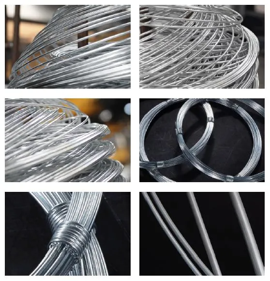 10 Gauge Hot-Dipped Galvanized Steel Wire Rope or PVC Coated Steel Gi Wire