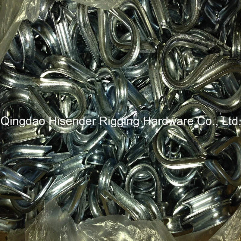 Stainless Steel/E. Galvansized Wire Rope Fitting G411 Thimble