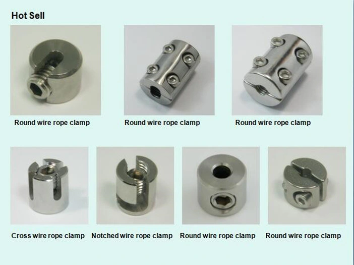 Stainless Steel 316 Round Wire Rope Clamp