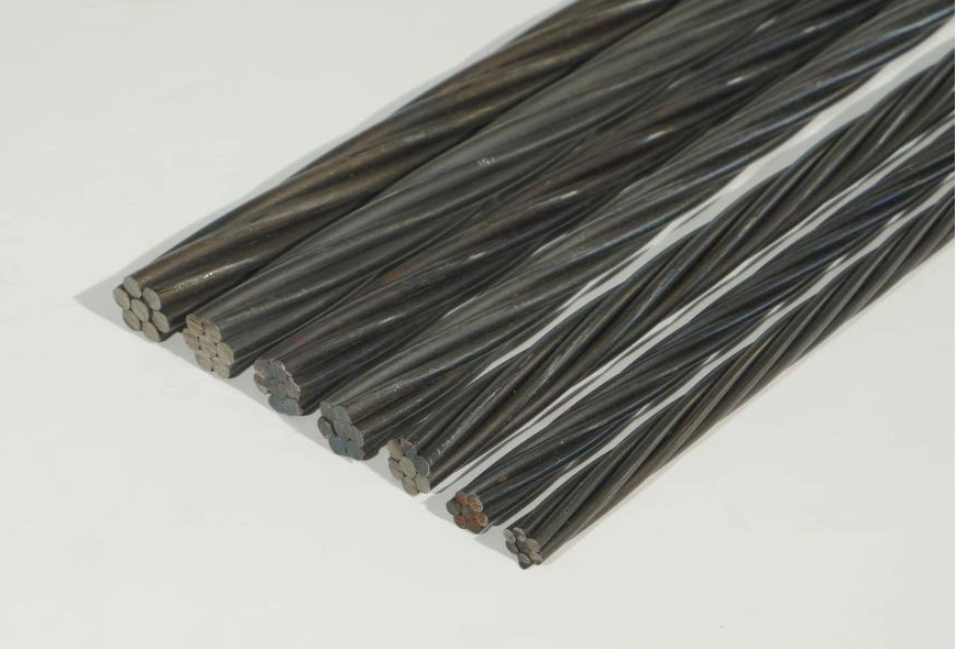 PC Strand ASTM A416 Steel Wire 15.2mm Construction Prestressing for Prestressed Structures