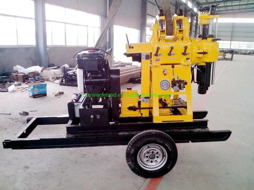 Wheel Mounted Hydraulic Geotechnical Engineering Soil Testing Core Drilling Rig (YZJ-150Y)