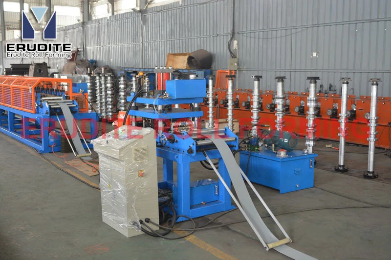 C90.3 Roll Forming Machine with Mechanical Flying Cut &amp; on-Line Punching