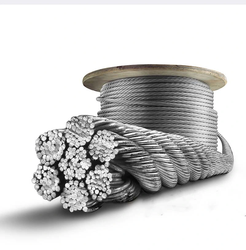 China Manufacturer 13mm Steel Wire Rope Cable Hot Dipped Galvanized 6X36sw for Crane