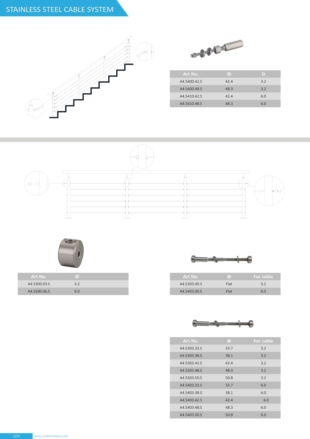 Factory Direct 1/8 3/16 Stainless Steel Staircase Stairs Balcony Wire Rope Cable Deck Railing