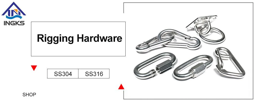 Standard Model on Stock Stainless Steel 304 316 Wire Rope Thimble