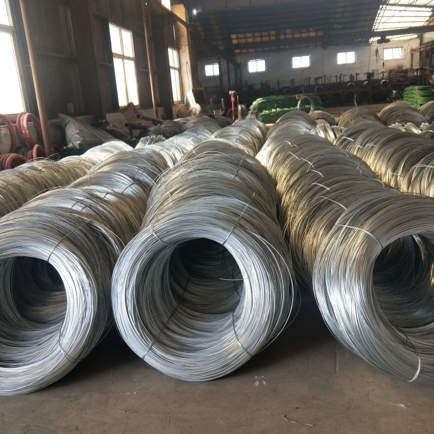 Hot Dipped Galvanized Fence Bright Steel Cable Steel Wire Zinc Coated Steel Wire 1008 /1006 0.3mm 6.5mm ASTM 14 Gauge Galvanized Steel Wire