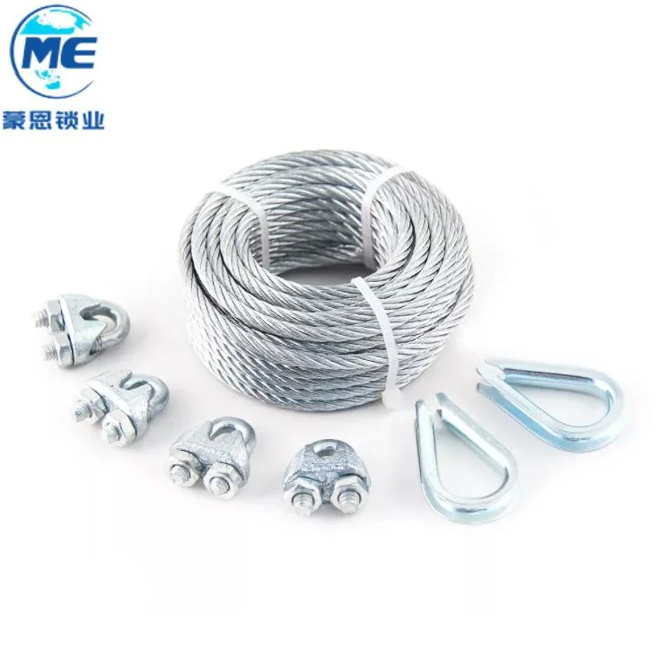 306/304/316 Stainless, Galvanized Steel Wire Rope Sling for Crane Cheap Price of Steel Wire Rope