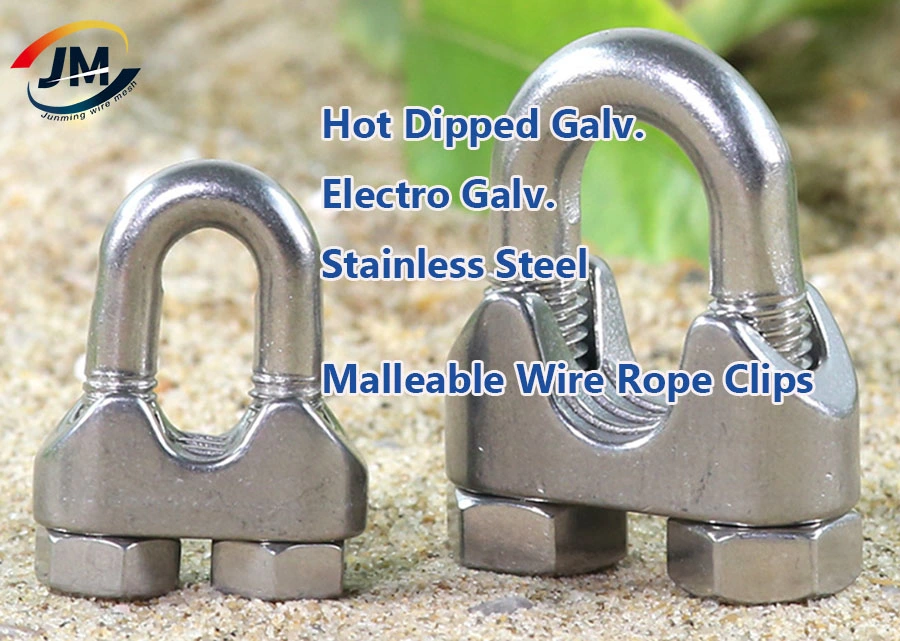 High Quality Stainless Steel Wire Rope Clip for 5/16 Inch Cable Rigging