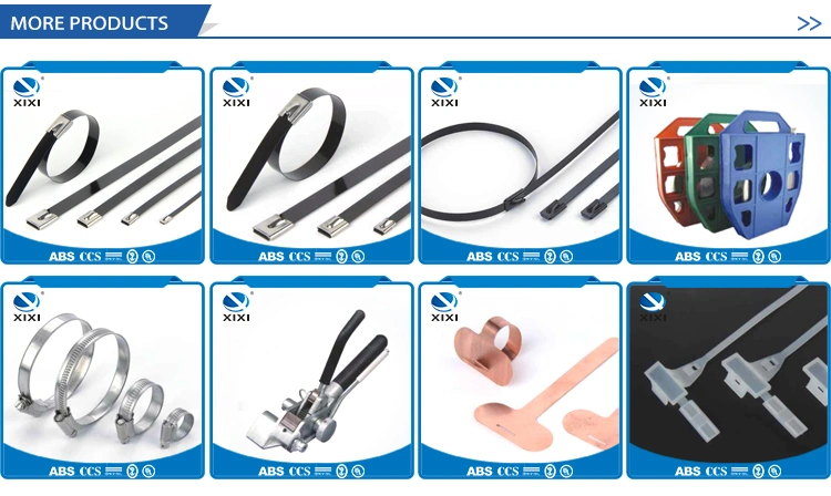 Plastic Coated Metal Strap Ties Stainless Steel Security Cable