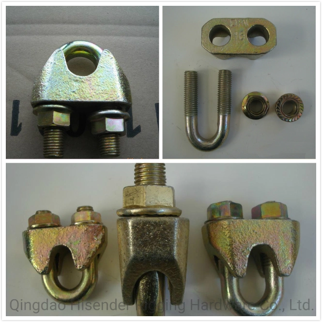 Marine Hardware Rigging Fittings Us Type Drop Forged Steel Wire Cable Clip