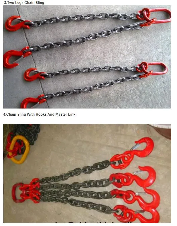 Safety and Durable Wire Rope Lifting Chain Sling for Crane Works Lifting