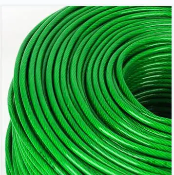 PVC Coated Steel Wire Rope 6X19+FC Wholesale Price