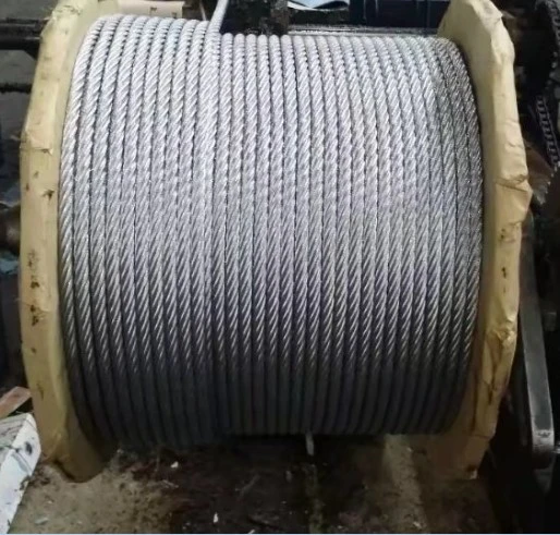 Galvanized Compacted Wire Rope 6xk7+Iws 4.8mm, Steel Wire Rope, Steel Cable