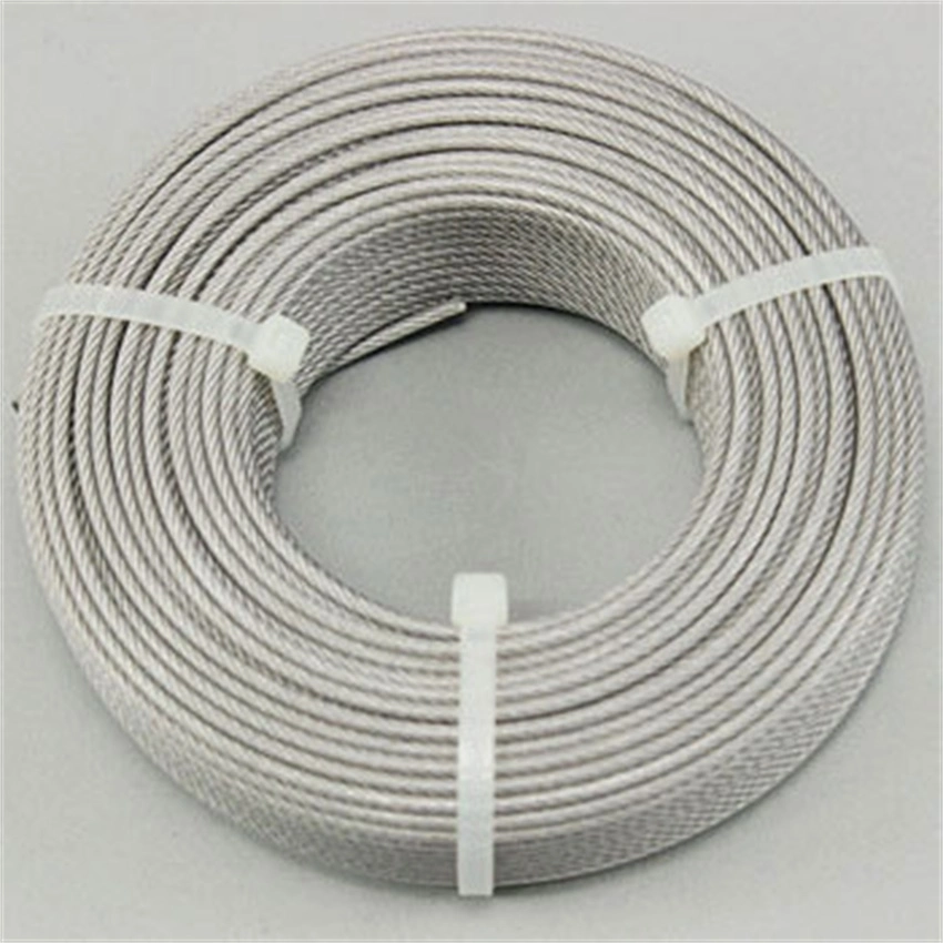 AISI 304 316 7X37 4.0~28mm Stainless Steel Wire Rope High Tensile Quality Use for Crane Structural General Engineering or Railway