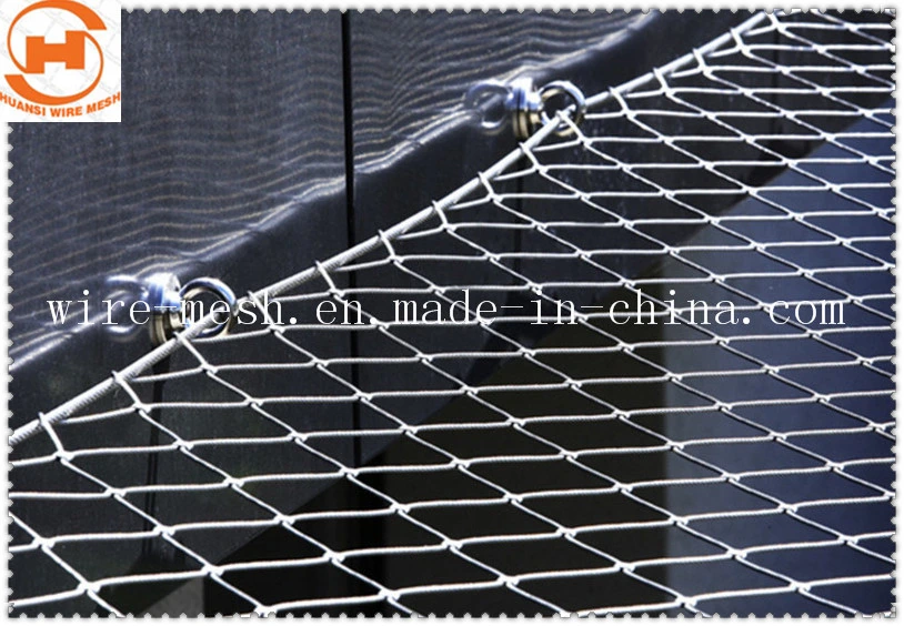 Flexible Stainless Steel Wire Cable Mesh/Rope Mesh for Gargen Fence
