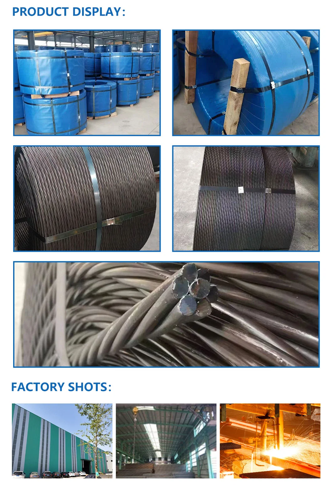 Best Selling Galvanized Steel Wire Rope Steel Cable Steel Strand