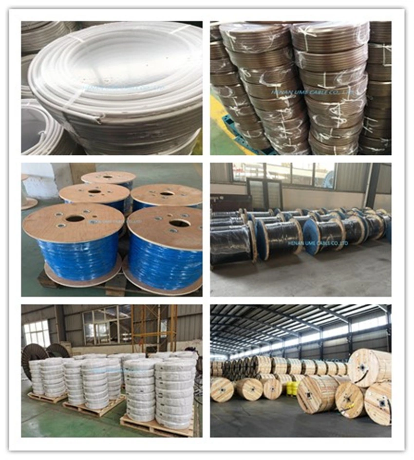 Electrical Gsw Cable 7/4.0mm Round Strand Steel Wire Rope for Crane Galvanized Steel Wire Rope Electric Cable