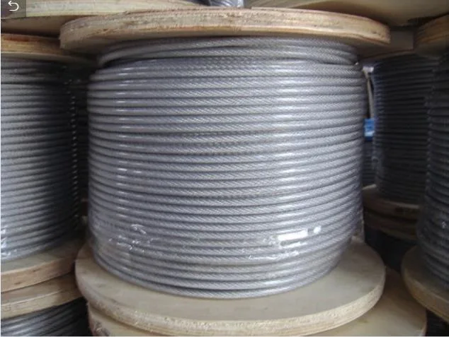 Steel Wire Rope/Steel Cable with Different Color PVC Coated