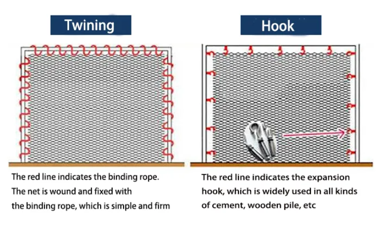 Stainless Steel Wire Rope Fence Mesh Deck Railing/ Balustrade Balcony Infill Inox Net Mesh Anti-Falling Net Climbing Plant Support Mesh