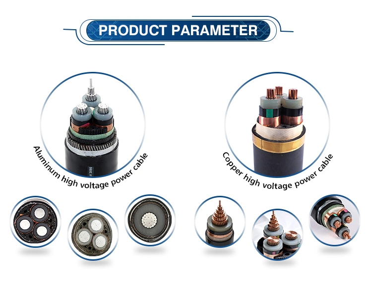 XLPE PVC Swa Power Cable Copper or Aluminium Steel Wire Armoured Underground Manufacturer 2 3 4 Core 10mm 16mm 150mm Electrical Cables