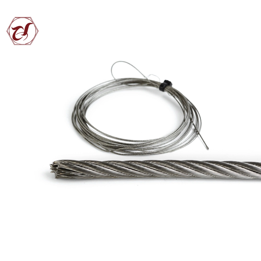 Selling Factory 304 Fine Stainless Steel Wire 316 Stainless Steel Wire Rope