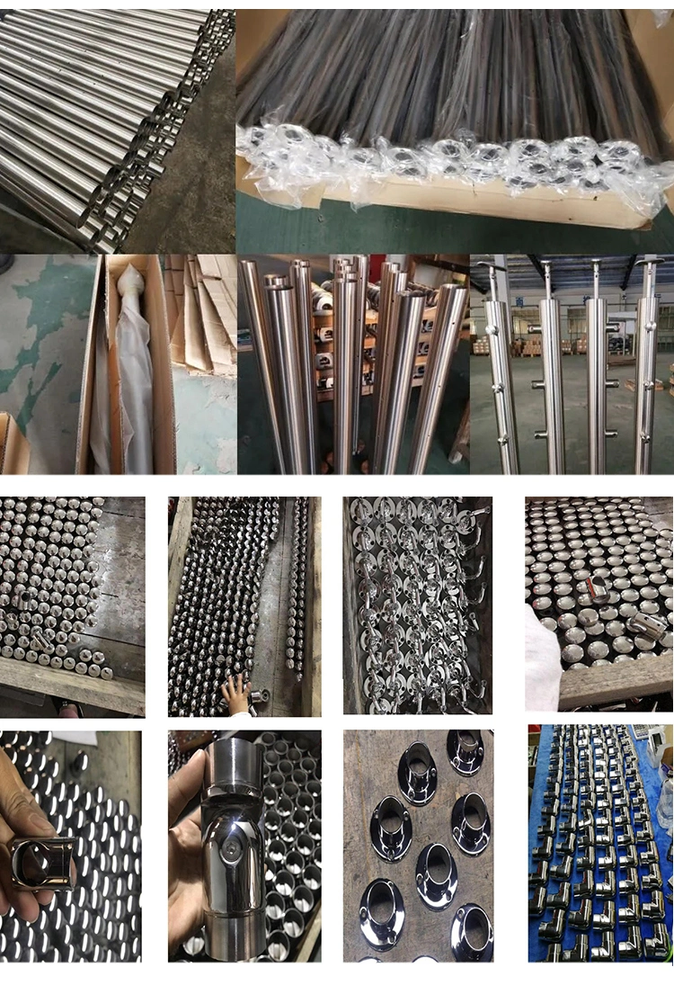 Stainless Steel Cable Railing Balcony Handrail Post Wire Rope Railing