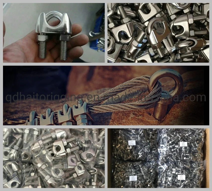 Stainless Steel DIN741 Wire Rope Clip for Cable Usage