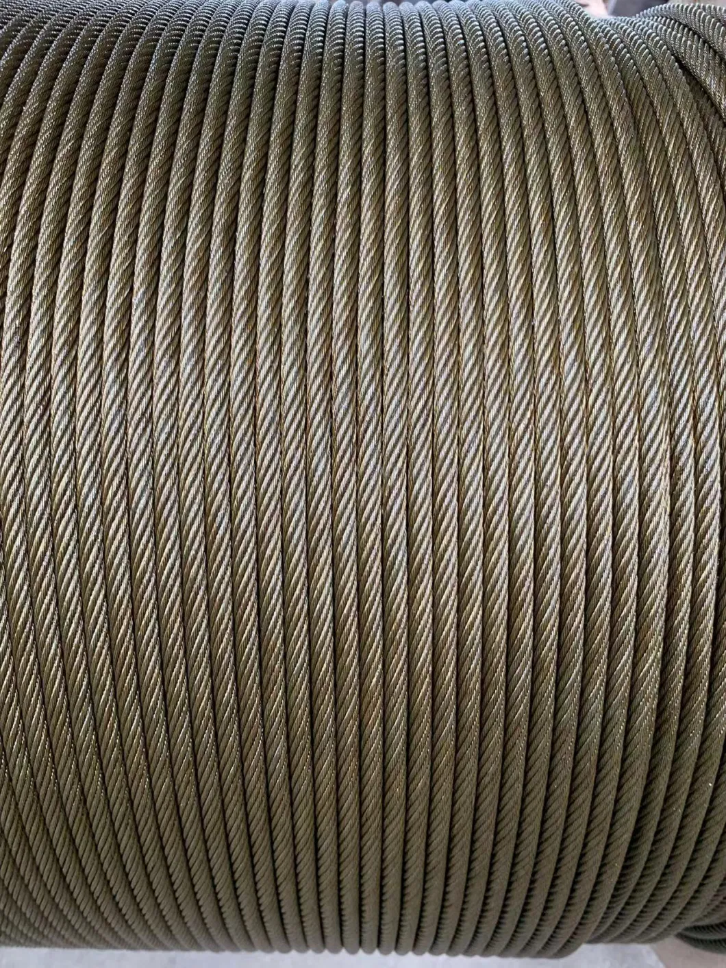 1/8&quot; 3/16&quot; 1/4&quot; 6X7+FC 7X7 Galvanized Steel Wire Rope for Aircraft Cable