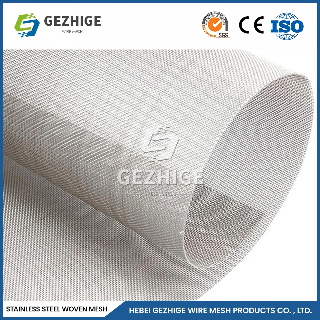 Gezhige Black Wire Mesh Suppliers China High Stregth Decorative Hand Woven Stainless Steel Wire Rope Mesh 0.6mm Wire Thickness Ss 316 Stainless Steel Wire Mesh