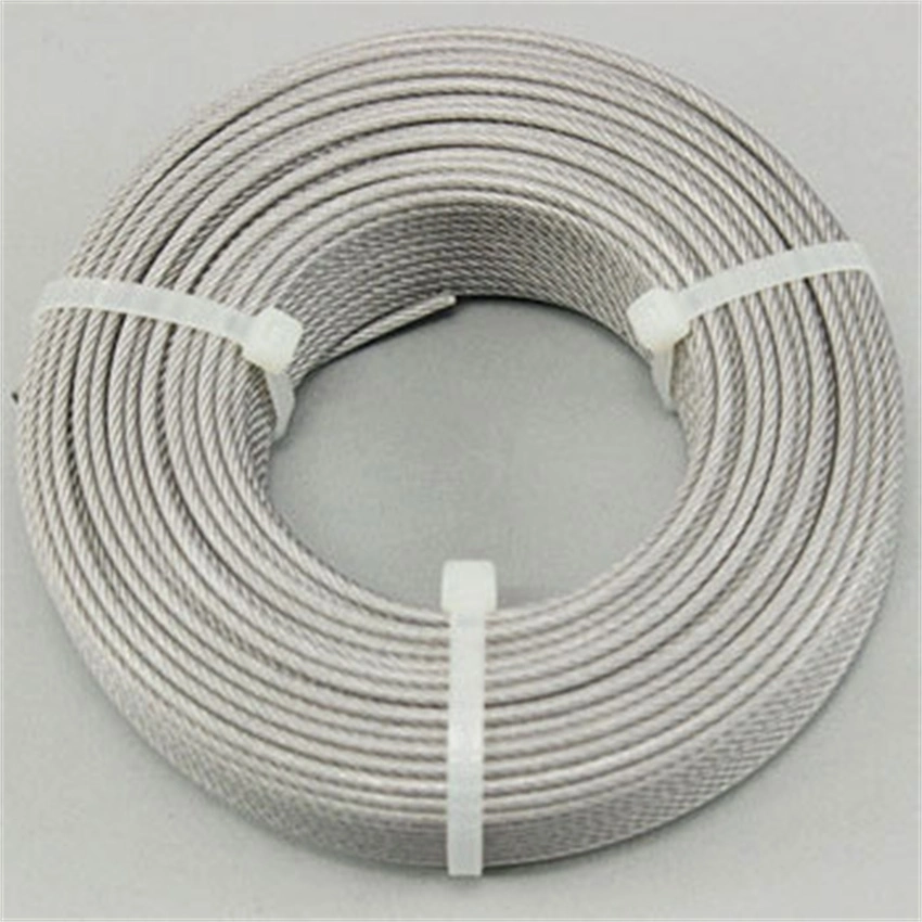 AISI 316 1X19 Stainless Steel Wire Rope High Tensile Quality Use for General Industry Engineering Mining Made in China