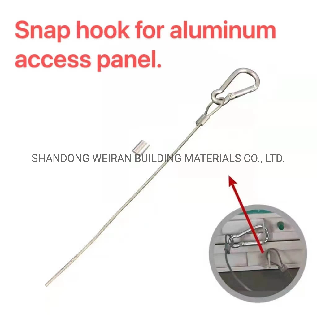 Nylon Coated Stainless Steel Wire Rope Slings Cable with Hook and Aluminum Loop