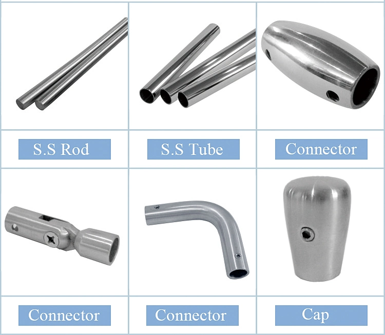 Stainless Steel Railing Rod Stair Handrail Price India Wire Rope Railing Balustrade