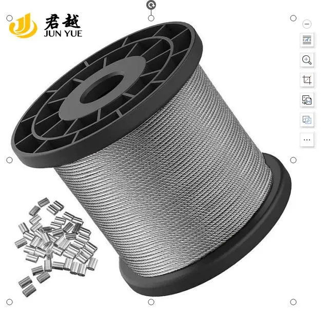 High Carbon Hot Electric Dipped Galvanized Steel Wire Rope
